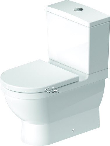 Duravit 0128092092; Starck 3; Floor-Mounted Toilet; in White; ;