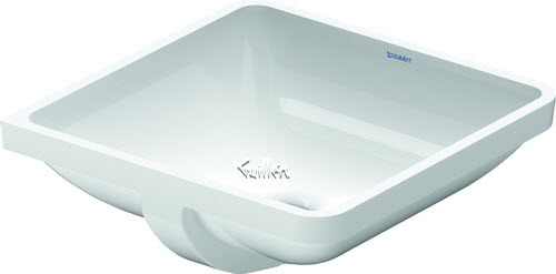 Duravit 03054300001; Starck 3; Vanity basin 43cm 3 undercounter model w / o tap platform; in White; Discontinued Product Nov 2020 ;