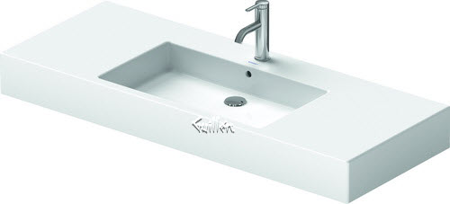 Duravit 03291200871; Vero; Furniture washbasin 105 cm with OF with TP 3 TH WG; in White; ;   Replaces 291200301