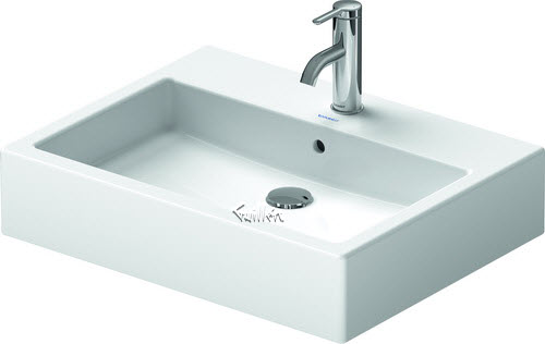 Duravit 04526000871; Vero; Above counter basin 60 cm with OF with TP 3 TH WG; in White; ;   Replaces 526000301
