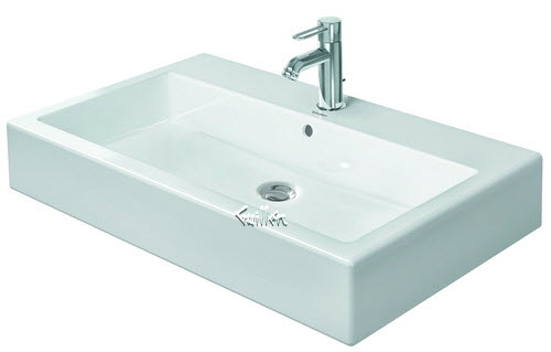 Duravit 04548000871; Vero; Washbasin 800 mm with of with tp 3 th WG; in White; ;   Replaces 548000301