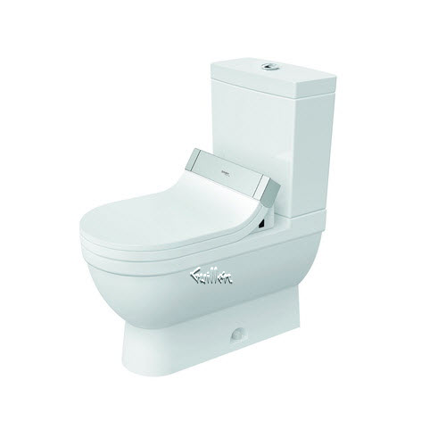 Duravit 2125512000; Darling New; Two-Piece Toilet; in White; ;