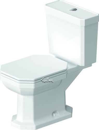 Duravit 2130010000; ; Two-Piece toilet 1930 HET / GB siphon jet US-version; in White; ;