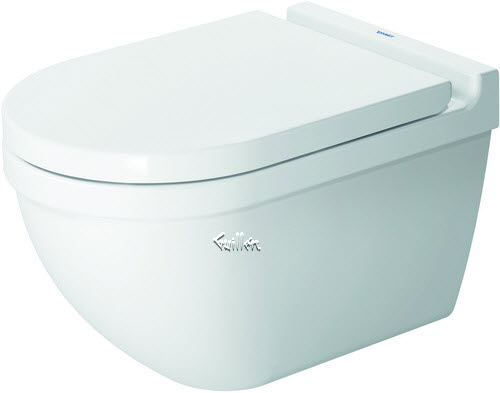Duravit 2225090092; Starck 3; Toilet wall mounted 3 washdown DuraFix 2; in White; ;