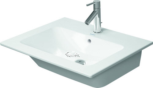 Duravit 2336630030; ME by STARCK; Furniture basin 630 mm ME by with OF with TP 3 TH; in White; ;