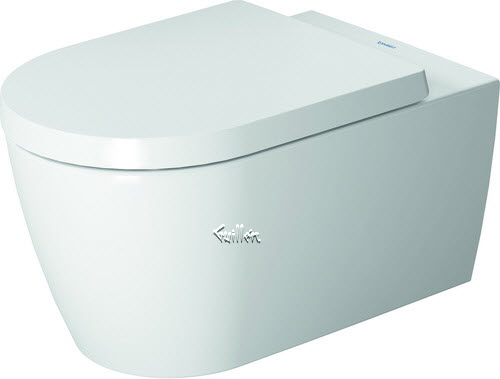Duravit 2529092692; ME by Starck; Wall-Mounted Toilet; in White/White Satin Matte; ;