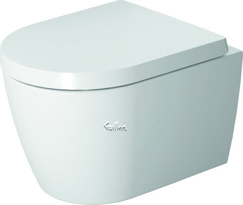 Duravit 2530092692; Starck 2; Wall-Mounted Toilet; in White/White Satin Matte; ;