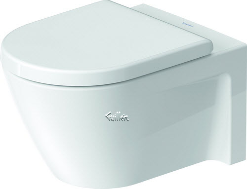 Duravit 2534090092; Starck 2; Toilet wall mounted 54 cm 2 washdown US-version; in White; ;