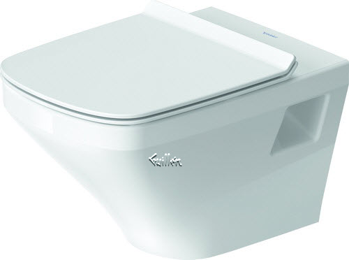 Duravit 2538090092; DuraStyle; Toilet wall-mounted rimless, washdown, 14 5 / 8" x 21 1 / 4"; in White; ;