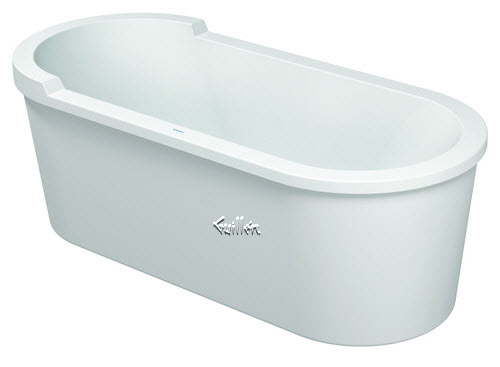 Duravit 700010000000090; ; Oval bathtub 70 7 / 8" x 31 1 / 2" freestanding US-version; in White; ;