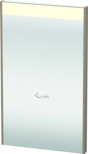 Duravit BR700007575; Brioso; Mirror with lighting; in Linen; ;