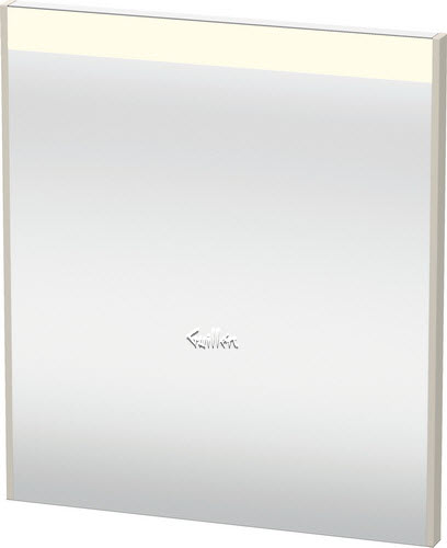 Duravit BR700109191; Brioso; Mirror with lighting; in Taupe Matte; ;