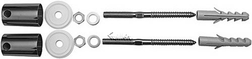 Duravit 0067121000; Starck 3; Hardware utility basin 031348 caps; in Chrome; ;