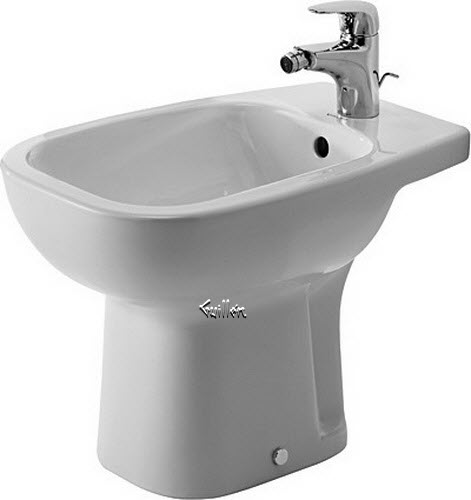 Duravit 22381000002; ; Bidet floor standing 22" with of with tp 1 th; in White; ;