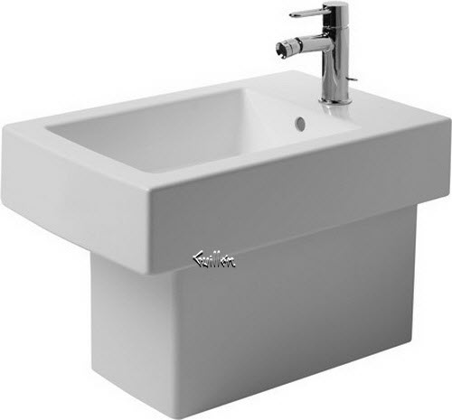 Duravit 2240100830; Darling New; Floor-Mounted Bidet; in Black; Discontinued Product Nov 2020 ;