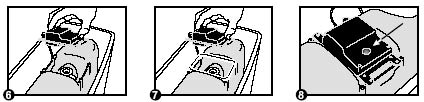 Place Flush Module (A) in position over Actuator
