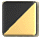 Teflon Black/Gold Coined Accents