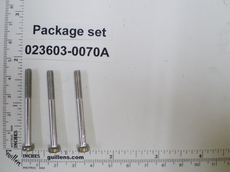 American Standard 023603-0070A; ; Cartridge screws; in Unfinish