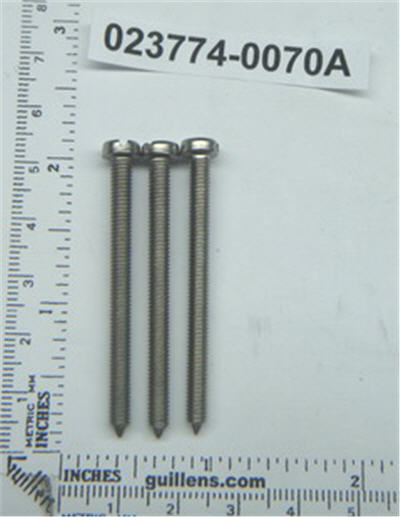 American Standard 023774-0070A; ; Cartridge screws; in Unfinish; Discontinued Product