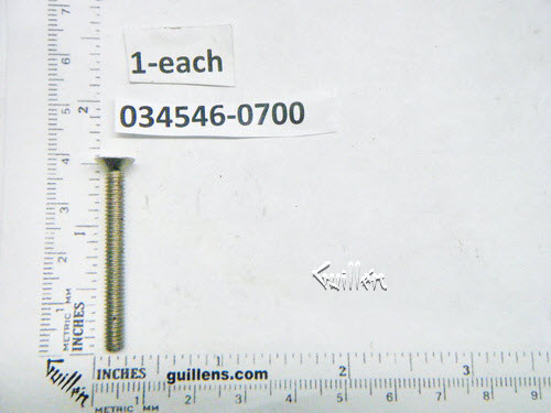 American Standard 034546-0700; ; escutcheon screw for bath shower; in Unfinish