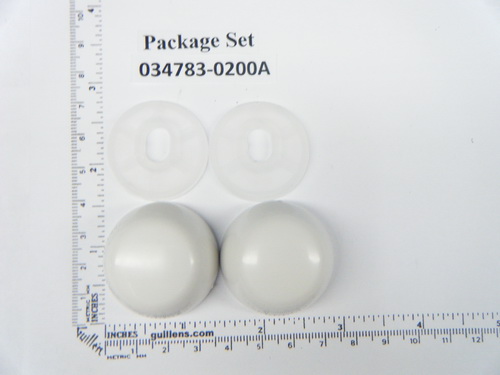 American Standard 034783-0200A; ; bolt cap kit; in White