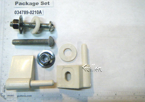 AME 034789-0210A Seat post mounting kit-hrt/plaz #192/210 Bone; Discontinued Product