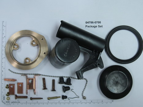 American Standard 047086-0700; ; #4 flush valve one piece for toilet; in Unfinish   03156-0150 ; 03156-0230; 47086; 3156.031; 3156.015