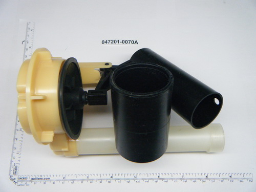 American Standard 047201-0070A; ; flush valve one piece for toilet; in Unfinish   03165-0290; 47201