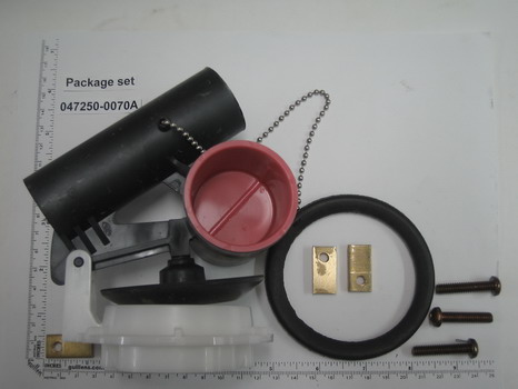 American Standard 047250-0070A; ; flush valve one piece for toilet; in Unfinish   47250-0070A