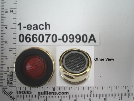 American Standard 066070-0990A; ; Aerator 2.0 gpm; in Polish Brass   012646-0990A; 012648-0990A  ; Discontinued Product