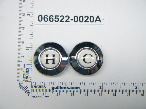 AME 066522-0020A Cross handle index button Chrome