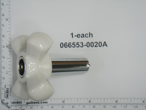 AME 066553-0020A Cross hdl f/3 handle bs Chrome; Discontinued Product