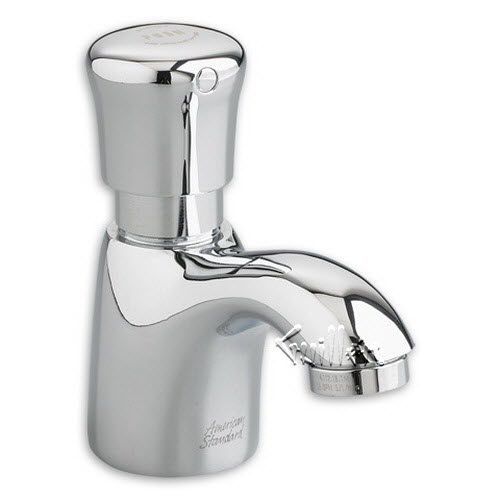 American Standard 1340107; ; metering pillar tap vandal resistant 0.5 gpm less drain repair replacement technical part breakdown