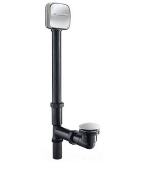 American Standard 1640.305; ; deep soak bath drain bath waste & overflow with toe tapper drain plug repair replacement technical part breakdown