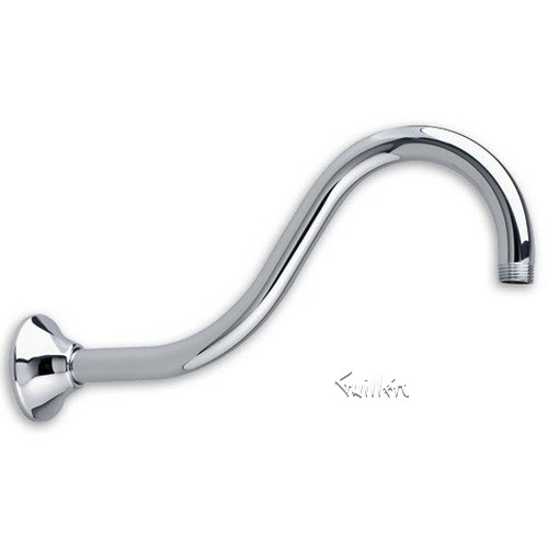 American Standard 1660198; ; 12"" wall-mount shepherd's crook shower arm repair replacement technical part breakdown