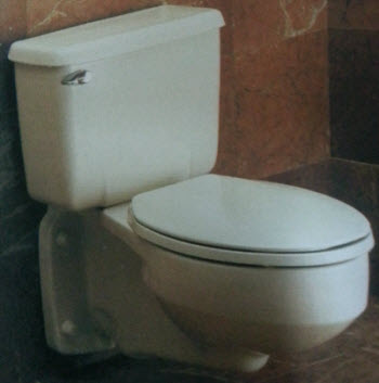 American Standard 2093; Glenwall; 1.6 gpf elongated two piece toilet repair replacement technical part breakdown