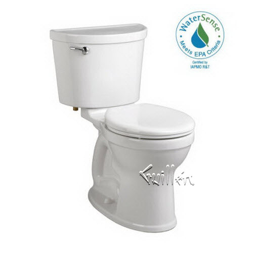 American Standard 211BA105; Champion Pro; two piece toilet rh right height round front combo right hand trip lever less seat repair replacement technical part breakdown