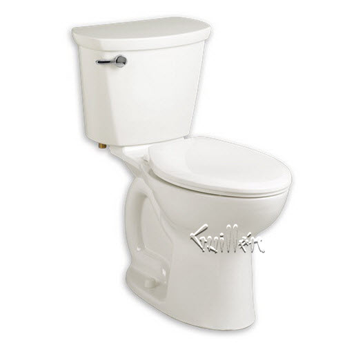 American Standard 215AA104.020; Cadet Pro; two piece toilet rh right height elongated 12" rough in less seat; in White