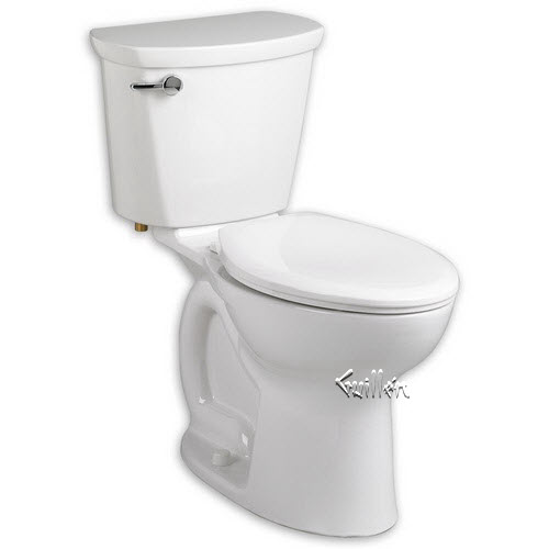 American Standard 215BA005; Cadet Pro; two piece toilet rh right height round front 12"" 1.6 gpf with rh right height trip lever repair replacement technical part breakdown