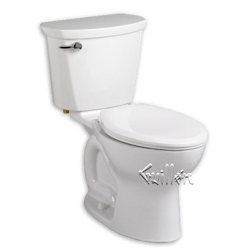 American Standard 215CA104.021; Cadet Pro; two piece toilet elongated 12" rough in less seat; in Bone
