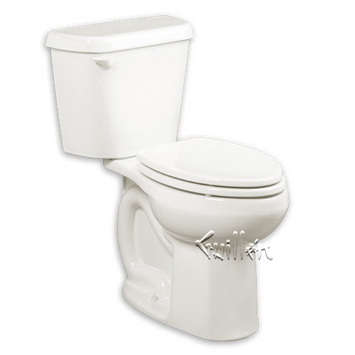 American Standard 221AA004.021; Colony; two piece toilet rh right height elongated 12" rough in 1.6 gpf combo; in Bone