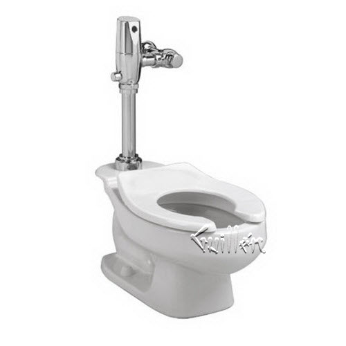 American Standard 2282001.020; Baby Devoro; flushometer bowl round front; in White
