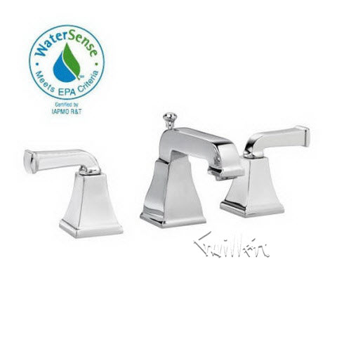 American Standard 2555821; Town Square; 8"" widespread lavatory with drain lever handle repair replacement technical part breakdown