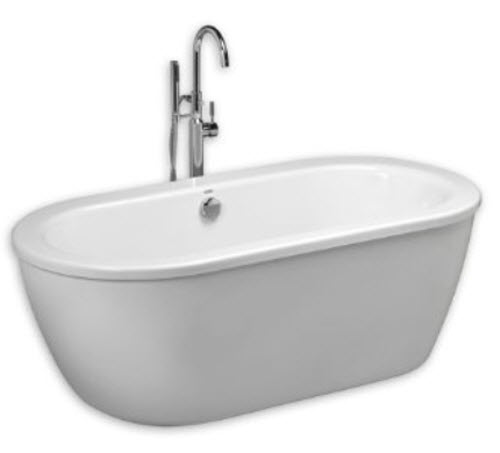 American Standard 2764014M202.011; Cadet; freestanding tub with tub filler; in Arctic