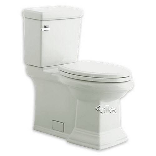 American Standard 2817128; Town Square; two piece toilet flowise concealed trap rh elongated combo repair replacement technical part breakdown
