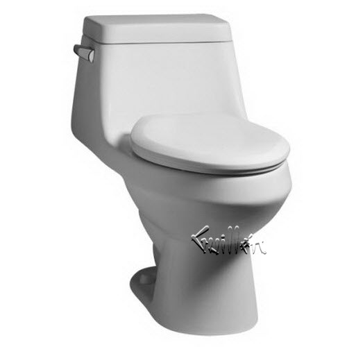 American Standard 2862056; Fairfield; 1 pc one piece toilet toilet with seat repair replacement technical part breakdown