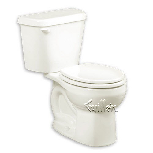 American Standard 3251D101.021; Colony; two piece round front universal bowl; in Bone; Discontinued Product