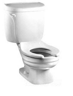 American Standard 4110.016; Baby Devoro; round front two piece 1.6 gpf toilet repair technical part breakdown
