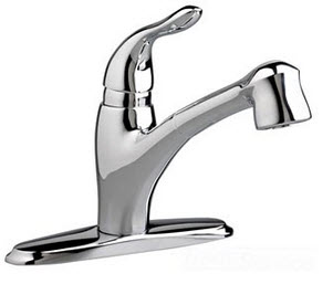 American Standard 4114.100; Lakeland; single control kitchen pull-out faucet repair technical part breakdown