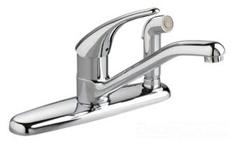 American Standard 4175.503; Colony Soft; one handle single control kitchen with or without side spray faucet repair replacement technical part breakdown